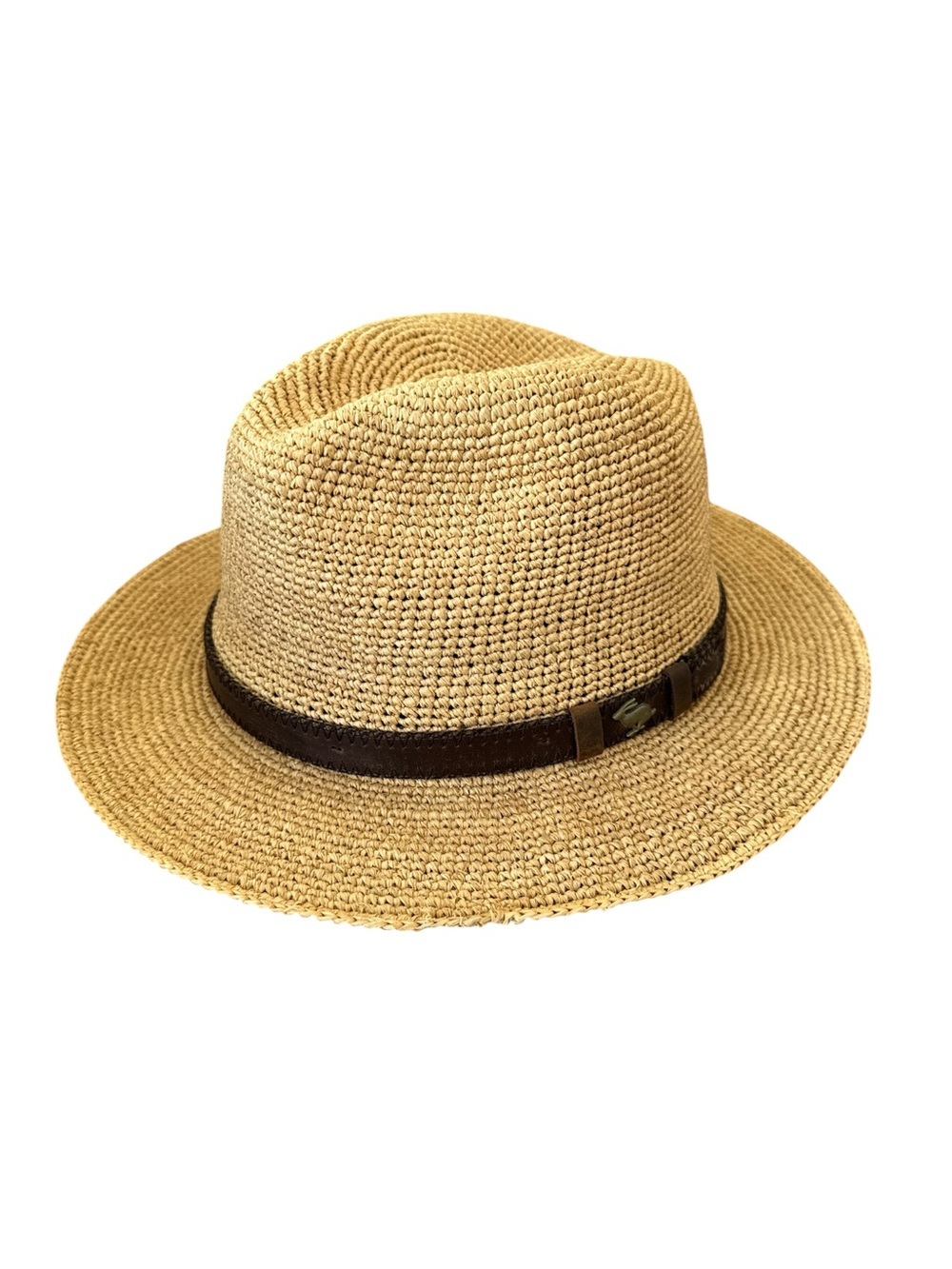 Peter Grimm Straw Fedora Hat – Packable – Natural – One Size